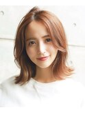 カジュアルヘルシーくびれヘアミディアムレイヤー吉祥寺