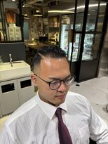 フランクスバーバーザスタンド(Frank’s barber the stand)&nbsp;メンズビジネススキンフェードショートツーブロックパーマF