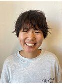 タイトショートパーマ