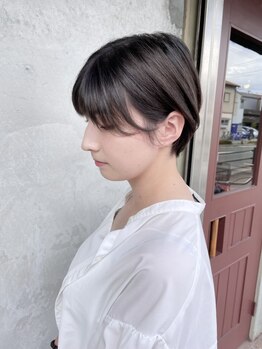 ルアウ ヘアアンドメイク(LUAU Hair&Make)の写真/オシャレに敏感なあなたにもおススメ！！トレンドを取り入れた最旬ショートstyleならLUAUにお任せ下さい♪