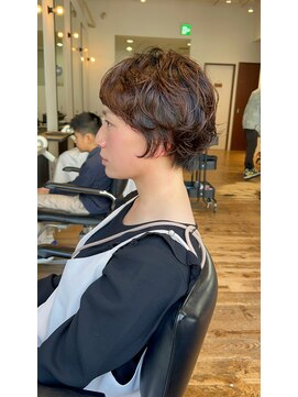 ホヌン 茅ヶ崎(Honnun) 20代30代40代大人可愛いラフウェーブパーマ◆茅ヶ崎ショート