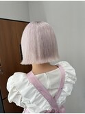 切りっぱなしボブ＋ホワイト【平本】