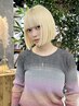 【ブリーチ1回】カット+ケアブリーチダブルカラー+inbornトリートメント