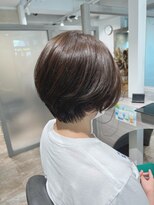 ブロッサム 保谷(Blossom) 20代30代40代ブリーチなしオリーブグレージュショートボブ