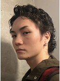 メンズパーマショートウルフパーマスパイラルパーマ熊本下通