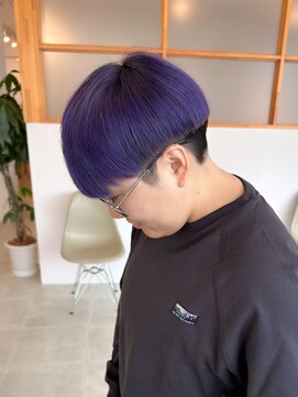 サロン 名和店(SALON) パープルカラー/マッシュ
