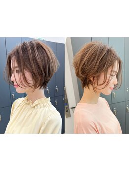 <人気のショート◎>顔周りが印象を変える決め手◎繊細カットで理想のStyleへ[岐阜/ショート/ボブ/学割U24]