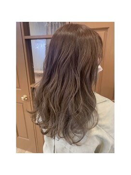 ナオシ 田原台店(nao c) ブラウンベージュ×コテ巻き仕上げ