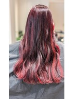 ラプス(Rapss)&nbsp;クランベリーピンク×ハイライト×インナーカラー