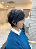 くびれショート動きがでるパーマ