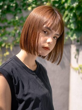 ベンジー 薬院大通店(benji) 《benji》ぱつっとボブ