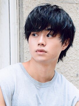 ナチュラルショート束感パーマ