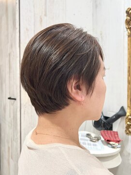 リビュー(re view) 《MIRU》ショートヘア/オリーブカラー/MERYトリートメント