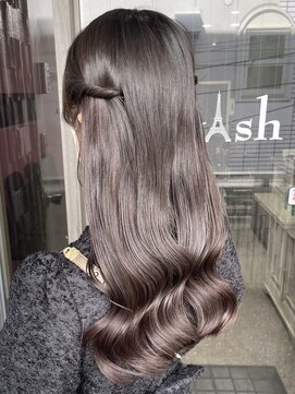 イワッシュ 大和駅店(IwAsh) レイヤーカット/ミルクティーグレージュ/ダブルカラー/ショート