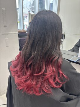 アライブ ハラジュク(ALIVE harajuku) 【ALIVE 夕貴】レッドグラデーション