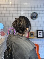 ヘアー アレス(hair ales)&nbsp;カチモリ カチモリヘア 結婚式セット ヘアアレンジ