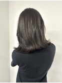 顔周りレイヤー/ワンカール/ミディアム/レイヤーカット/美髪