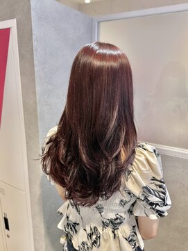 ナチュラル 渋谷店(Natural) レッドバイオレット／赤紫／赤茶色／レッドブラウン／髪質改善