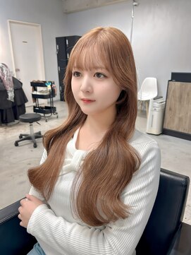 ラフィット 香椎(lafit) ミルクティーベージュダブルカラーインナーカラーケアブリーチ