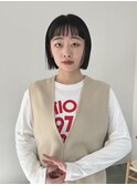 切りっぱなしボブ
