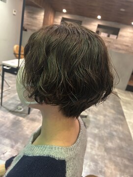 ステレオ ヘアデザイン 安城店(STEREO HAIR DESIGN) …レディースショートパーマ(1月)…