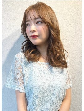 カバーヘア ブリス 大宮西口(COVER HAIR bliss) 大人ガーリー/レイヤーパーマ/ミルクティーベージュ/小顔p大宮