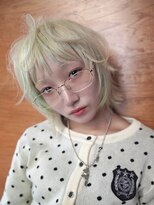 クペウヘイヴン(cope'u HAVEN)&nbsp;原宿/ウルフカット レイヤー デザインカラー ルーツカラー