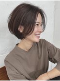 ミルクティーブロンド/ダークブルー/デジタルパーマ/柏の葉