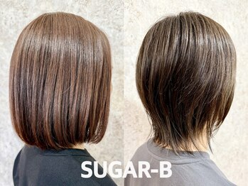 シュガービー(SUGAR-B)の写真/あなたの髪を知るスタイリストが、カウンセリングから仕上げまで責任を持って丁寧に施術いたします◎