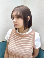 ロンド レイ 立川(Lond Ray) レイヤーボブ/ミルクティーベージュ/髪質改善/顔周り/立川