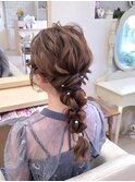 《HAIRZ》平田☆編みおろしポニーアレンジ