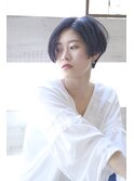 ジェンダーレス×グラデーションショート