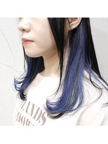 デコヘアーフラッペ(DECO HAIR frappe)&nbsp;ブルーのインナーカラー