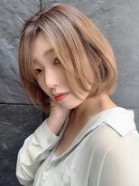 ローウェ 青山 表参道(Louwe)&nbsp;大人可愛い耳掛けボブ☆20代30代40代