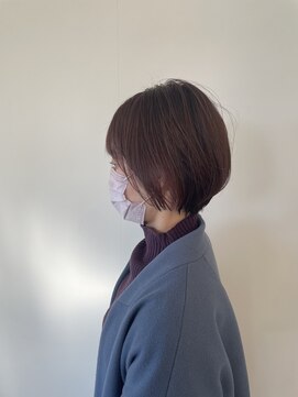 マヤ 小瀬店(MYA) 暖色ショートボブ