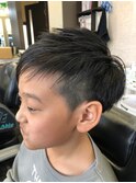 小栗旬風キッズカット