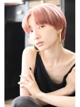 アッシュ 瑞江店(Ash) アンテイークピンク×ショート