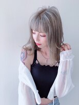 アナザヘアー なんば 高島屋前店(ANAZA hair)&nbsp;ラフで大人かわいいホワイトグレージュ♪