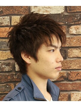 ワイズバーバー ギンザ  神田御茶ノ水店(Y's BarBer GINZA) メンズカット×ナチュラルマッシュ×メンズカラー<理容室>