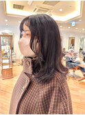 モテ髪ミディアムレイヤー/イメチェンレイヤー/黒髪20代30代40代