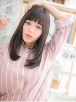 モッズヘア 上尾西口店(mod's hair) ハンサムガール♪斜めバング黒髪ワンカールc5上尾20代30代40代