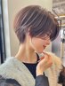 【人気No.1 】カット+艶髪カラー+ 新HM髪質改善3stepケアプロTR　¥20900