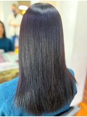 20代30代40代髪質改善艶感ストレートセミロング透明感