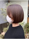 《東住吉区/デザインカラー》コンパクトボブ