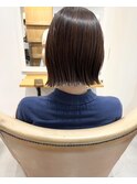 切りっぱなしボブ外ハネボブぱつっとボブ