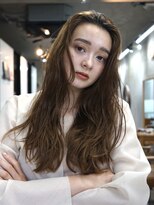 ソルトウォーター(SALT WATER)&nbsp;レイヤーカット/ブラウン/韓国ヘアー/ブリーチなし/恵比寿/