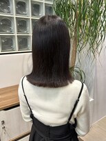 ナインスフロア(9NINTH FLOOR)&nbsp;結べるボブ/外ハネ/ミディアム/アッシュカラー/暗めグレージュ