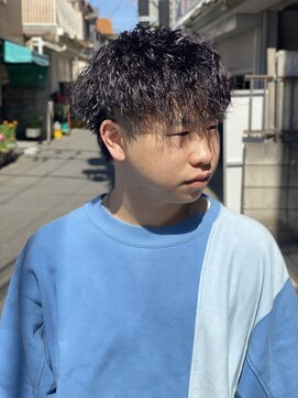 スウェル 船橋店(Swell) ウルフ/アッシュブラック/カルマパーマ/ベリーショート/船橋