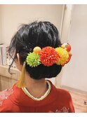 卒業式ヘアセット