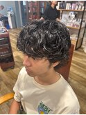 常田さん風スパイラルパーマ